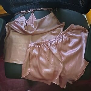 Sleek pink night wear